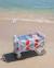 Chariot pliable tout terrain pour plage enfant Bleu 4 - vertbaudet enfant 
