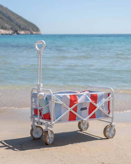 Chariot pliable tout terrain pour plage enfant Bleu 1 - vertbaudet enfant 