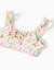 Maillot de bain 2 pièces avec motif mosaïque et volants Blanc 4 - vertbaudet enfant 
