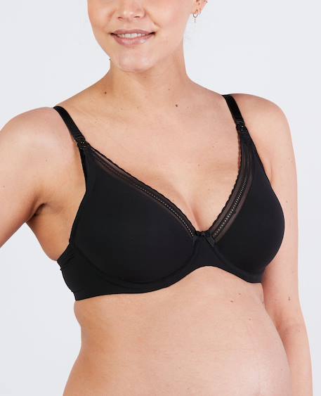 Soutien-gorge de grossesse et d'allaitement milk Blush+Bordeaux+Noir 13 - vertbaudet enfant 
