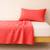 Drap plat en gaze de coton bio blanc Fraise+Honey+Rose+Vert+Vichy 4 - vertbaudet enfant 