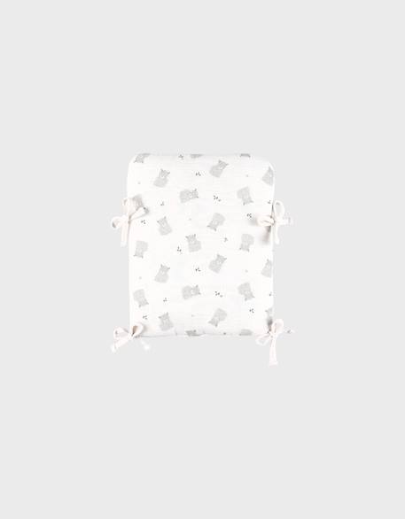 Tour de lit et parc en gaze de coton bio brodé Vert 5 - vertbaudet enfant 