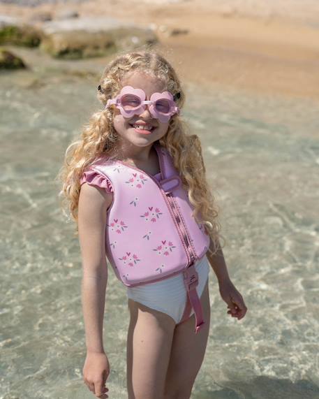 Lunettes de natation enfant anti buee uv Bleu+Multicolore+Rose 12 - vertbaudet enfant 