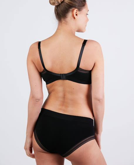Soutien-gorge de grossesse et d'allaitement milk Blush+Bordeaux+Noir 15 - vertbaudet enfant 