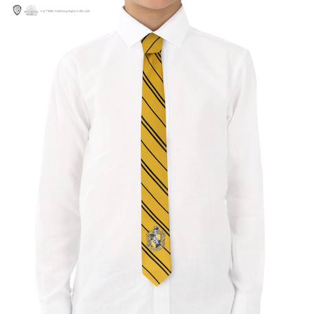 Cravate écusson tissé poufsouffle enfants - harry potter Jaune 2 - vertbaudet enfant 