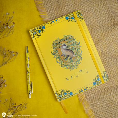 Set carnet et stylo deluxe monde magique de poufsouffle - harry potter Jaune 2 - vertbaudet enfant 