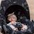Housse siège-auto cosy universelle romantic leaves Beige+Noir 10 - vertbaudet enfant 