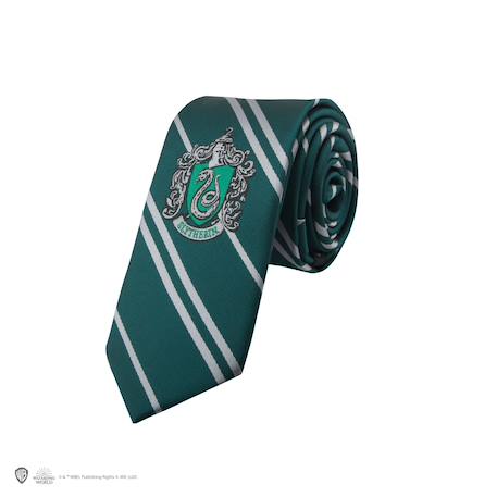 Cravate écusson tissé serpentard enfants - harry potter Vert 1 - vertbaudet enfant 