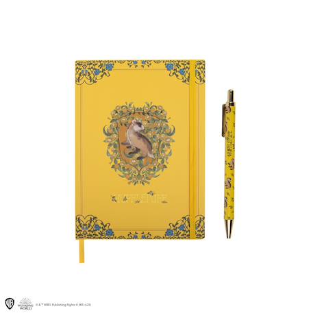 Fille-Accessoires-Fourniture scolaire-Set carnet et stylo deluxe monde magique de poufsouffle - harry potter