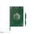 Set carnet et stylo deluxe serpentard - harry potter Vert 1 - vertbaudet enfant 