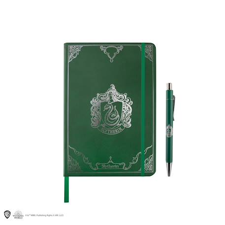 Fille-Accessoires-Fourniture scolaire-Set carnet et stylo deluxe serpentard - harry potter