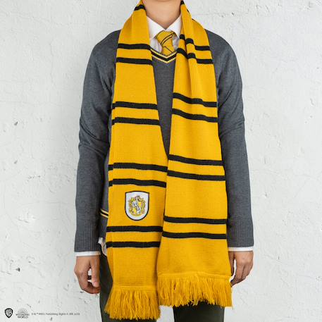 Écharpe poufsouffle - harry potter Jaune|rayé 2 - vertbaudet enfant 