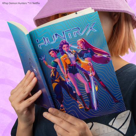 Carnet huntr/x - kpop demon hunters Bleu 2 - vertbaudet enfant 