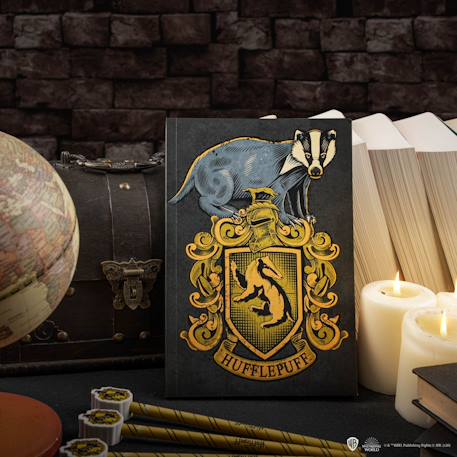 Carnet poufsouffle - harry potter Noir 2 - vertbaudet enfant 