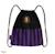 Sac à dos à cordon académie nevermore - mercredi Noir|violet 1 - vertbaudet enfant 
