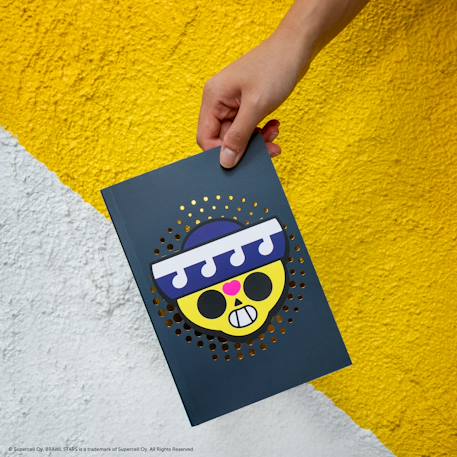 Carnet poco - brawl stars Noir 2 - vertbaudet enfant 