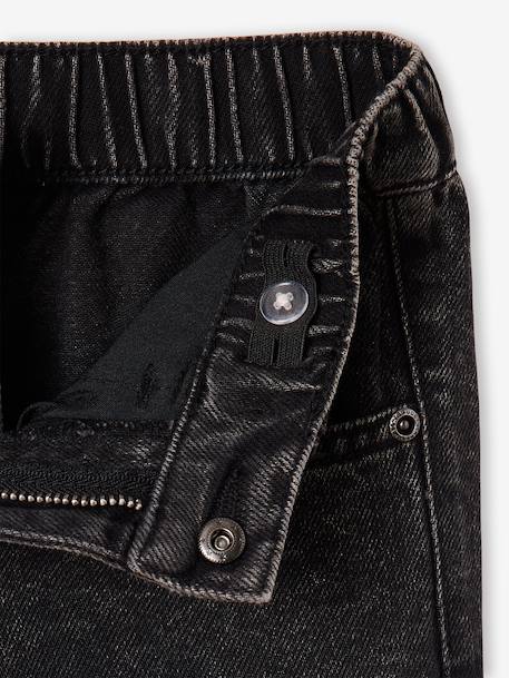 Jean loose morphologie medium double stone+noir 16 - vertbaudet enfant 