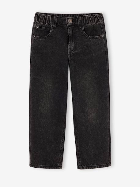 Jean loose morphologie medium double stone+noir 17 - vertbaudet enfant 