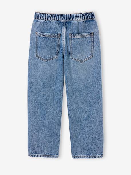 Jean loose morphologie medium double stone+noir 6 - vertbaudet enfant 