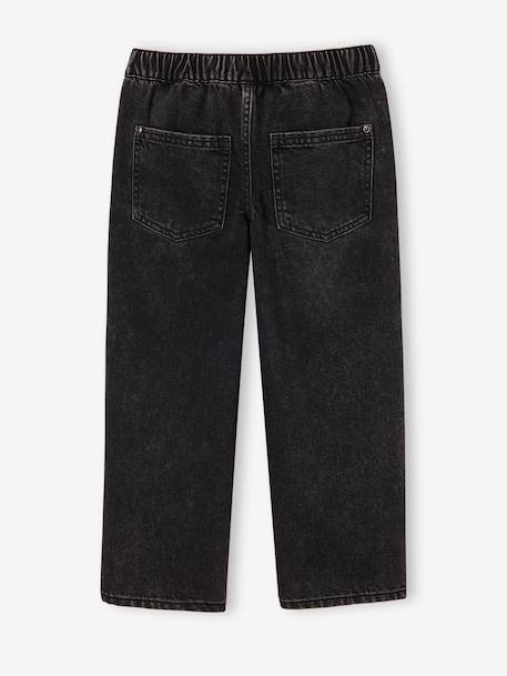 Jean loose morphologie medium double stone+noir 14 - vertbaudet enfant 
