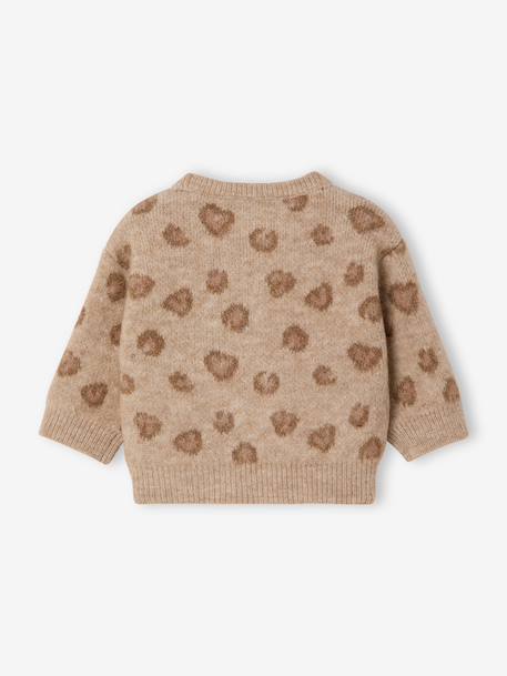 Gilet bébé fille boutonné beige chiné 2 - vertbaudet enfant 