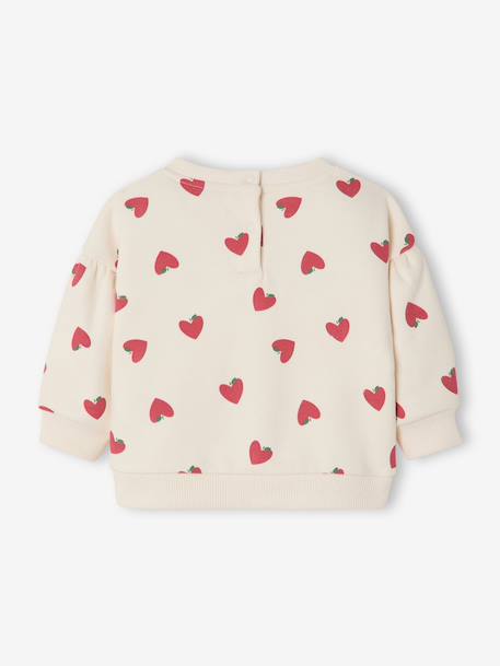 Sweat bébé fille écru 2 - vertbaudet enfant 