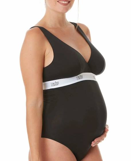 Body de maternité d'allaitement life Noir 2 - vertbaudet enfant 