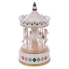 Linge de maison et décoration-Décoration-Grand carrousel de noël renne