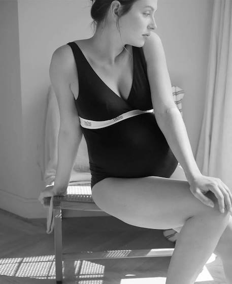Body de maternité d'allaitement life Noir 4 - vertbaudet enfant 