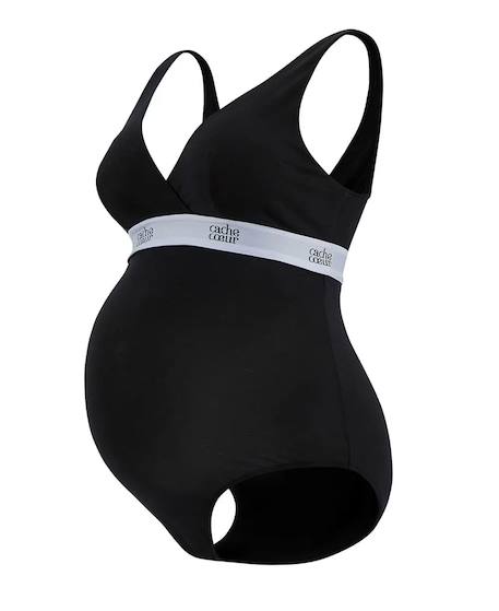 Body de maternité d'allaitement life Noir 1 - vertbaudet enfant 