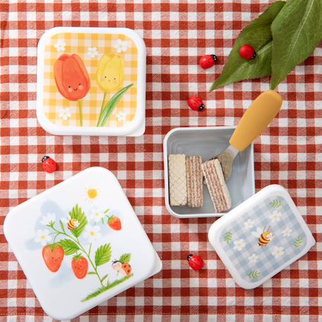 Boites à gouter coccinelle Blanc 3 - vertbaudet enfant 