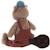 Peluche victor le castor Marron 2 - vertbaudet enfant 