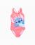 Maillot de bain avec imprimé stitch et bretelles croisées Corail 2 - vertbaudet enfant 