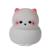Veilleuse chat blanc en silicone - rechargeable Beige 2 - vertbaudet enfant 
