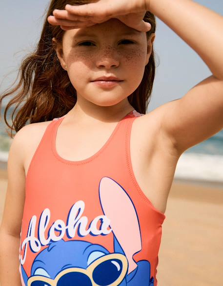 Fille-Maillot de bain-Maillot de bain avec imprimé stitch et bretelles croisées