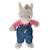 Peluche estéban le petit âne Gris 2 - vertbaudet enfant 