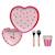 Coffret déjeuner 5  cœur Rose 1 - vertbaudet enfant 