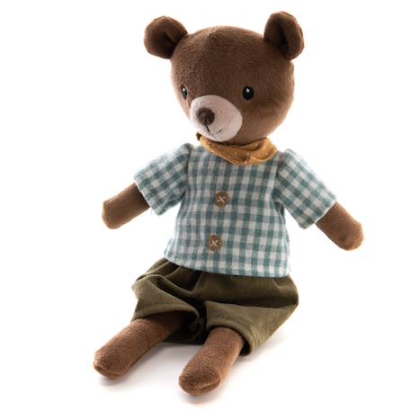 Peluche ourson martin Marron 1 - vertbaudet enfant 