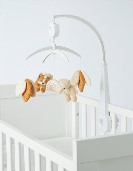 Mobile musical babou & kendi en plastique Beige 4 - vertbaudet enfant 