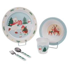 Puériculture-Repas-Coffret déjeuner 5  hiver patinoire