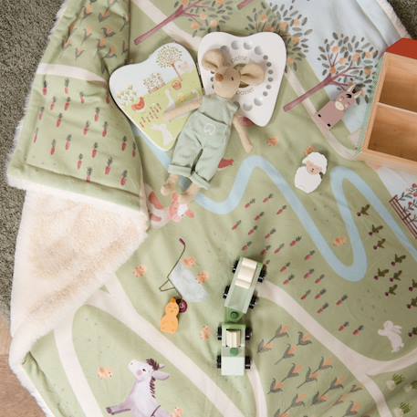 Plaid campagne 005 Vert 3 - vertbaudet enfant 