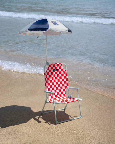 Chaise enfant pliable avec parasol upf50 Multicolore+Violet 4 - vertbaudet enfant 
