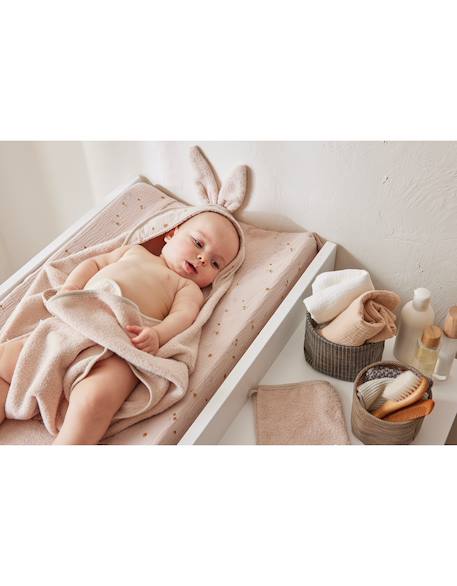 Cape de bain éponge Rose moka 6 - vertbaudet enfant 