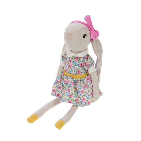 Peluche ombeline la lapine Multicolore 2 - vertbaudet enfant 