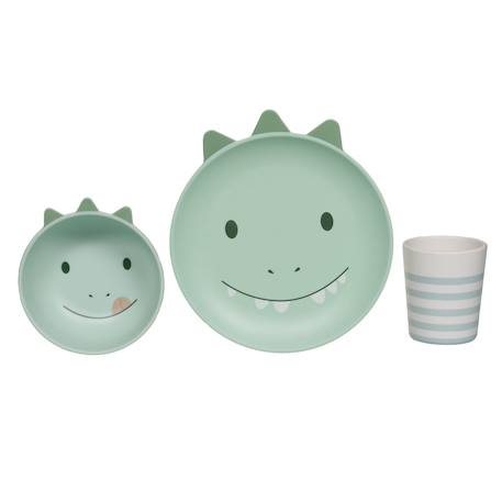 Coffret déjeuner   dino Vert 1 - vertbaudet enfant 