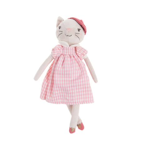 Peluche mia le petit chat Rose 1 - vertbaudet enfant 