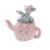 Peluche lili la souris dans sa théière Rose 1 - vertbaudet enfant 