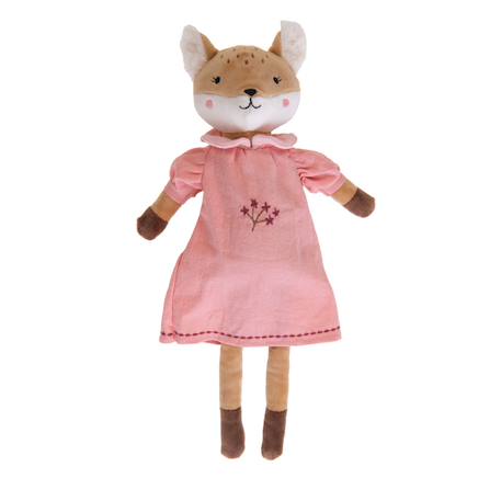 Peluche zoé la petite renarde Rose 1 - vertbaudet enfant 