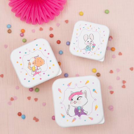 Boites à goûter mia Rose 3 - vertbaudet enfant 