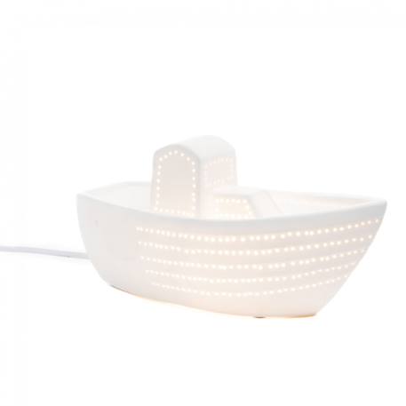 Lampe bateau Blanc 1 - vertbaudet enfant 